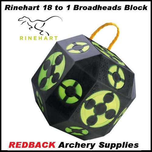 Rinehart 18 to 1 broadhead target