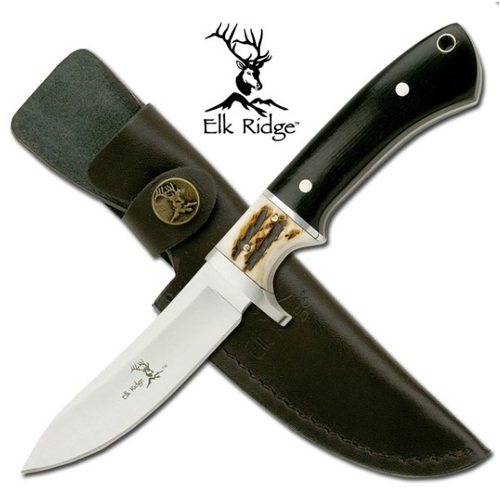 Elk Ridge Wide Bone Handle Knife