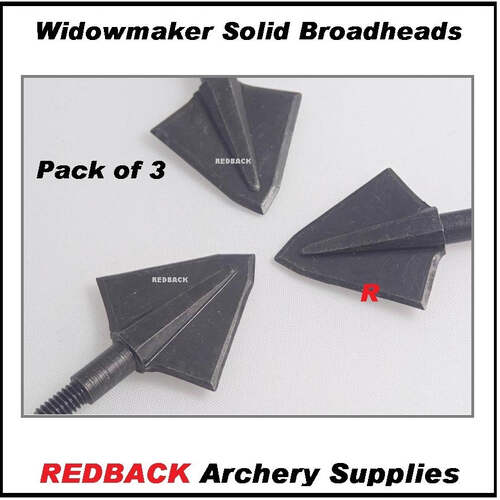 Widowmaker Solid 2 Blade Broadheads 3 Pack