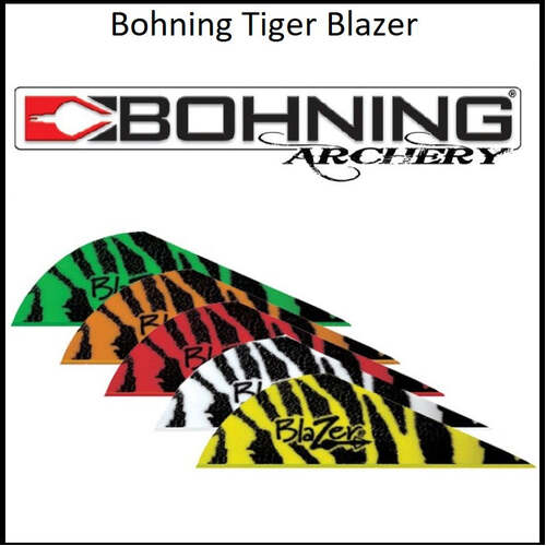 Bohning 2 inch Tiger Blazer Vanes 36 pack