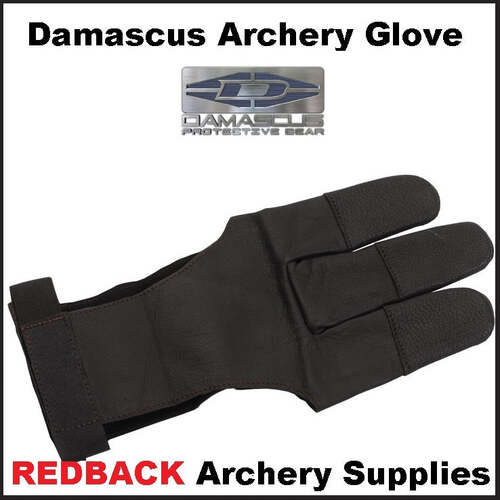 Damascus archery shooting Glove (large)