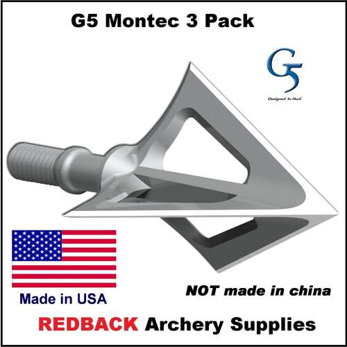 G5 Montec Pre Season Broadheads 3 pack