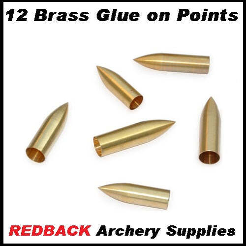 Brass Bullet Nose Taper hole point