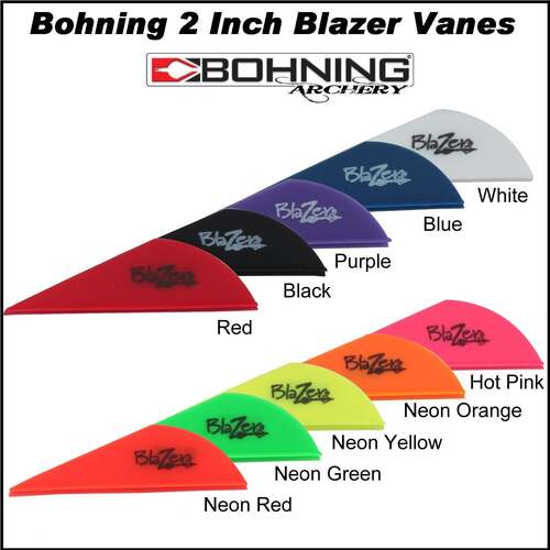 Bohning 2 inch Blazer Vanes 36 Pack