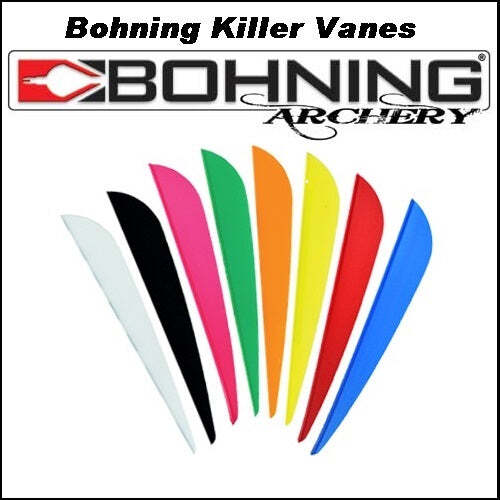 Bohning Killer 4 inch Vanes 100pk