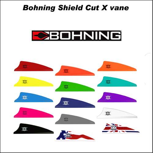 Bohning Shield Cut 1.75" X-Vanes 25pk