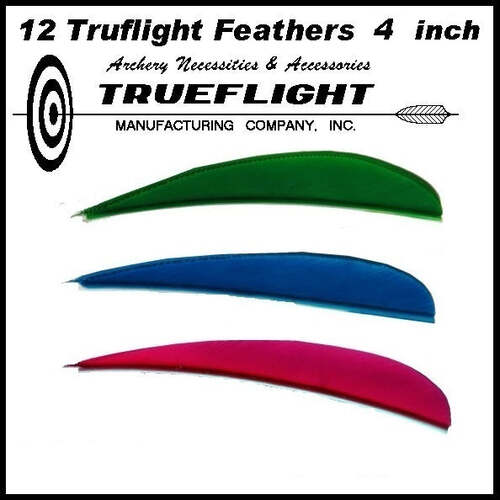 Truflight 4 inch Parabolic Feathers 25pk