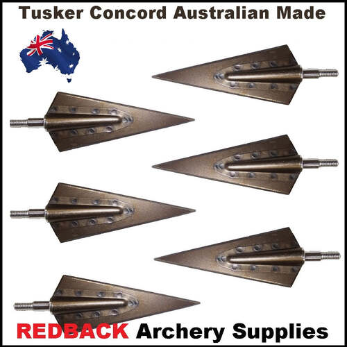 Tusker 190grn Concord Screw on broadhead 6 pack