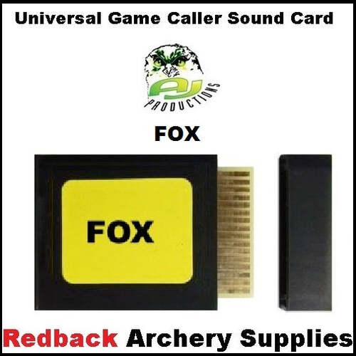 Game Caller Fox Sound Card